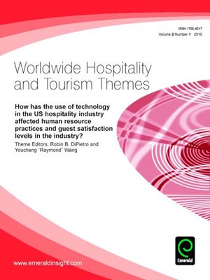 cover image of Worldwide Hospitality and Tourism Themes, Volume 2, Issue 1